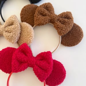 Image of Holiday Sherpa Mouse Ears