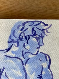 Image 2 of Watercolour ~ Blue Boys XVIII