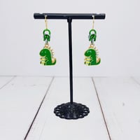 Image 5 of Kawaii Baby Dino Earrings