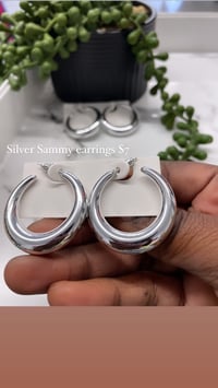 Silver Sammy earrings