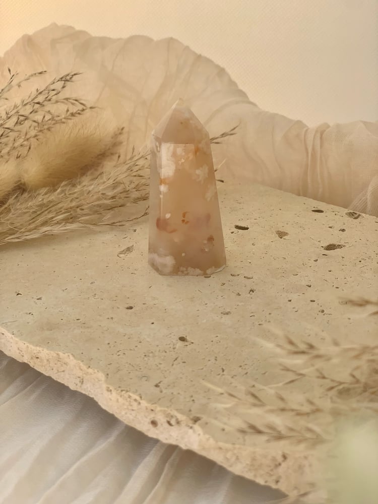 Image of Flower Agate Mini Towers ~Intuitively Chosen~