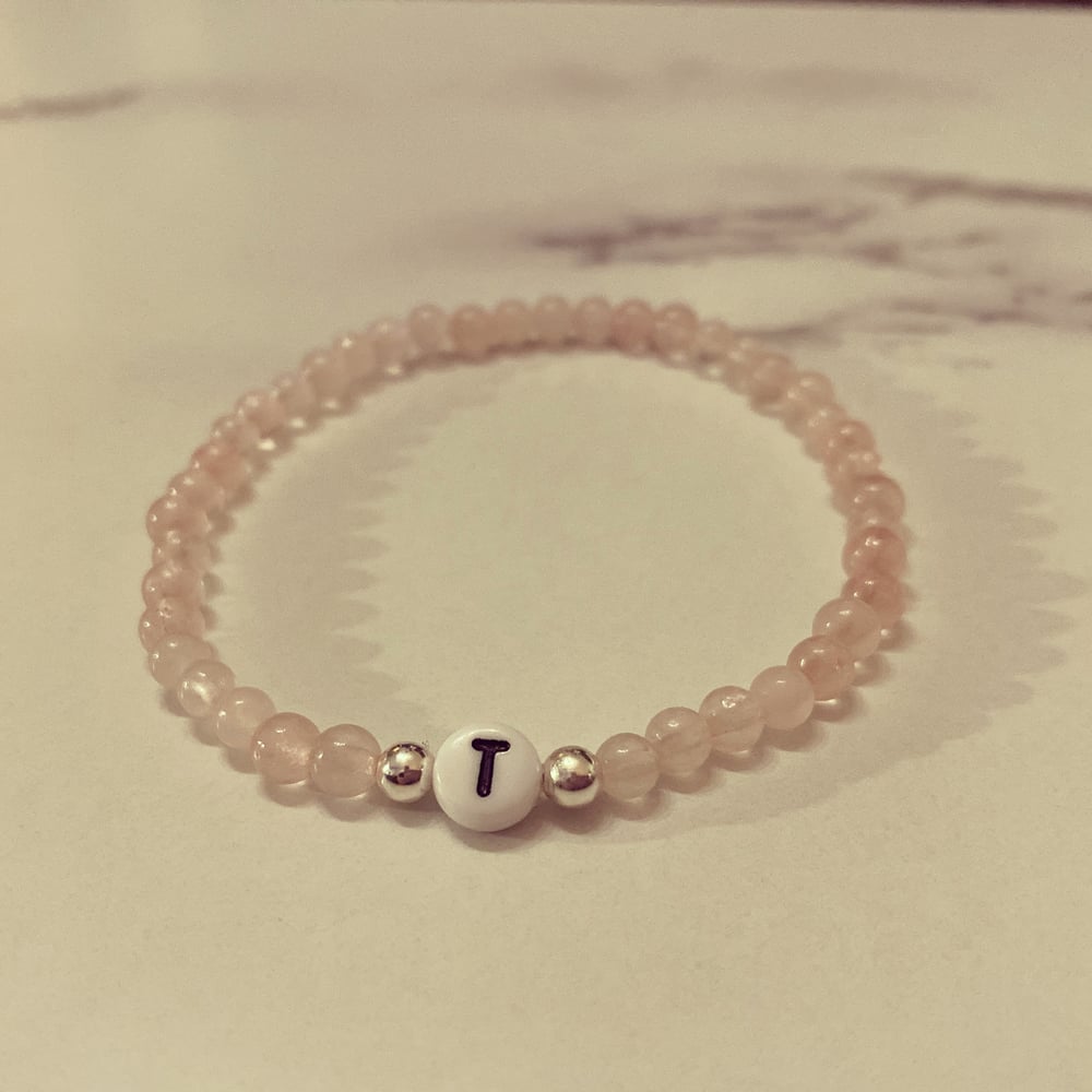 Image of Gemstone Initial Bracelet