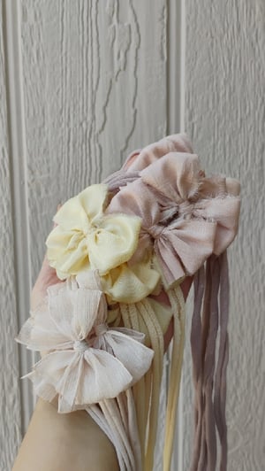 Image of Ivory Chiffon bow