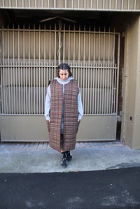 Image 2 of  Check Your Vest - Quilted Wool/Black Denim