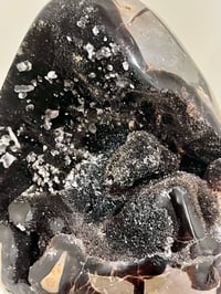 Image 5 of Septarian Nodule Polished Freeform With Calcite Inclusions| Madagascar #2899