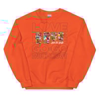 Image 1 of LOVEDCGOGO "CONGA ART" Unisex Sweatshirt (see color options)