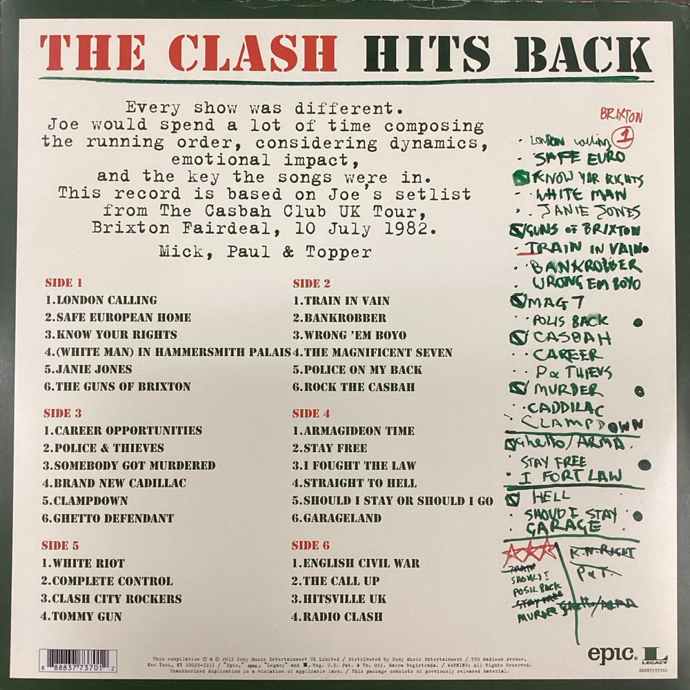 The Clash - Hits Back