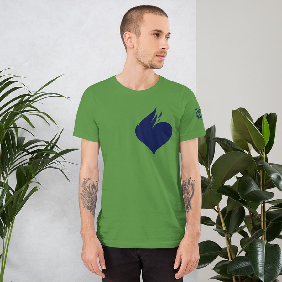 Image of Hearts' Of Gods' Green Unisex t-shirt