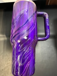 40oz purple woodgrain hydrodip