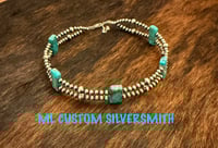 Image 2 of Square Stone Turquoise Chokers