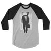 "MAINLINE TV HEAD" 3/4 sleeve raglan shirt    