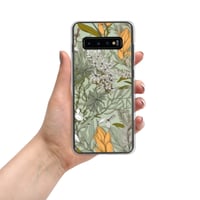 Image 6 of Art Nouveau Inspired Soft Multicolor Boho Floral Sketch Clear Case for Samsung®