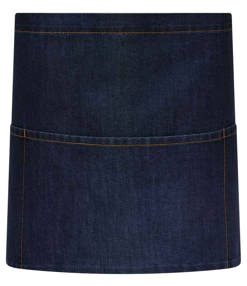 Image of Embroidered denim aprons personalised 