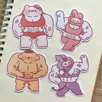 Image 2 of Buff Cute Animals Stickers