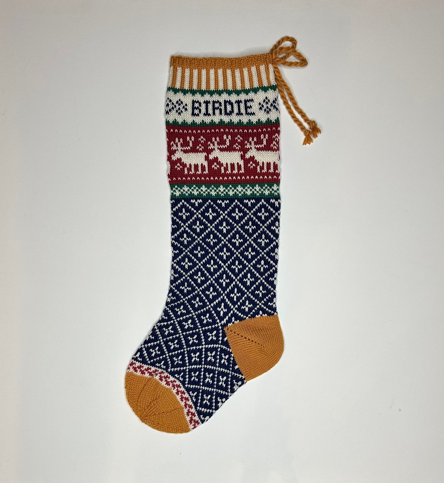 Image of Reindeer Christmas Stocking
