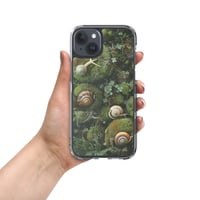 Image 13 of Flora and Fauna Goblincore Grunge Snails and Moss Clear Case for iPhone®