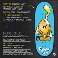 Image 1 of ‘MISCHIEF’ EGGY + FBS EXTRA SMOOTH TAPE & FAYMUS STICKER PACK