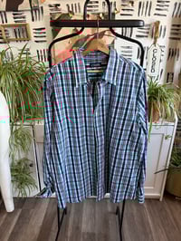 Image 1 of Plaid button up