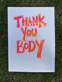 Image 3 of Thank You Body Poster 