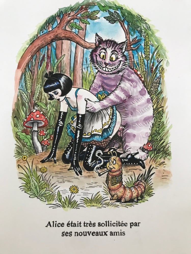 Image of Alice and the Cheshire Cat 