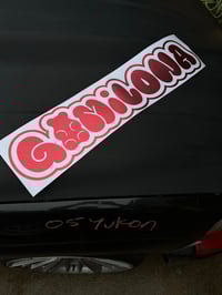 Image 3 of GOMILONA windshield decals (CHROME RED) 4x entries