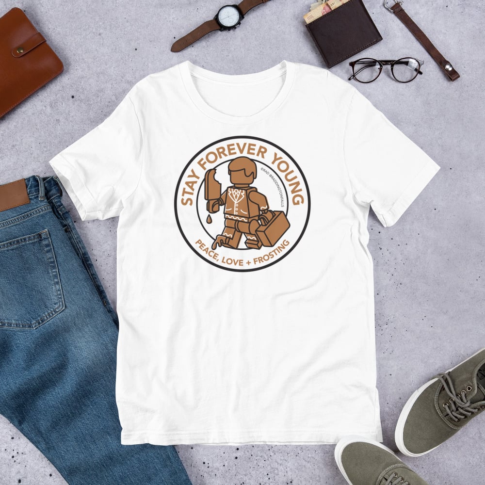 Forever Young Gingerbread Unisex t-shirt
