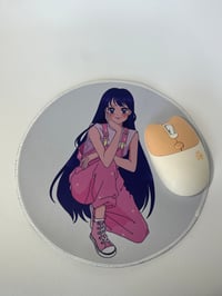 Image 2 of Rei Mouse Pad / round / white 