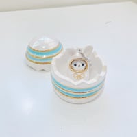 Image 3 of Glow in dark bunny cat in an egg jewelry box