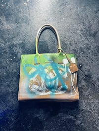 Image 2 of LEATHER GRAFFITI PURSE