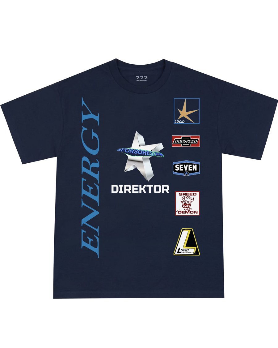 Image of SPONSORED BY TEE (NAVY)
