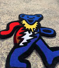 Image 3 of Bear rug Red White and Blue