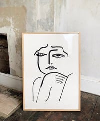 Image 1 of She Paused For A Moment - Screen Print