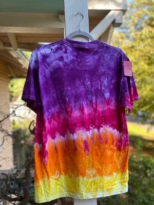 Image of MEDIUM Mom I'm Scared Come Pick Me Up Tie Dye Shirt 1