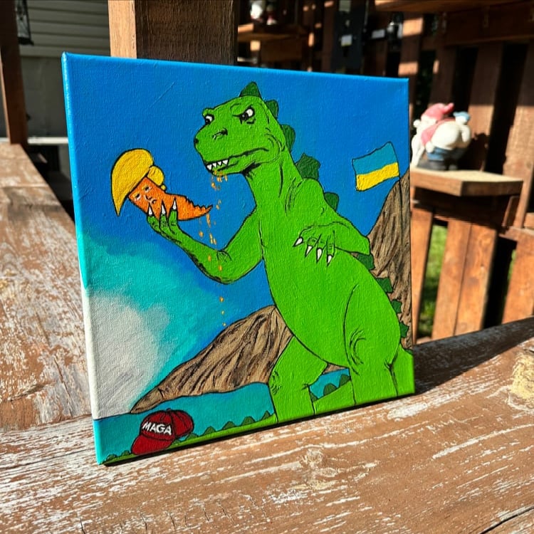 Godzilla VS MAGA Cheeto