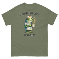 Image 6 of Assessing You Silently Funny Nurse Frog T-Shirt
