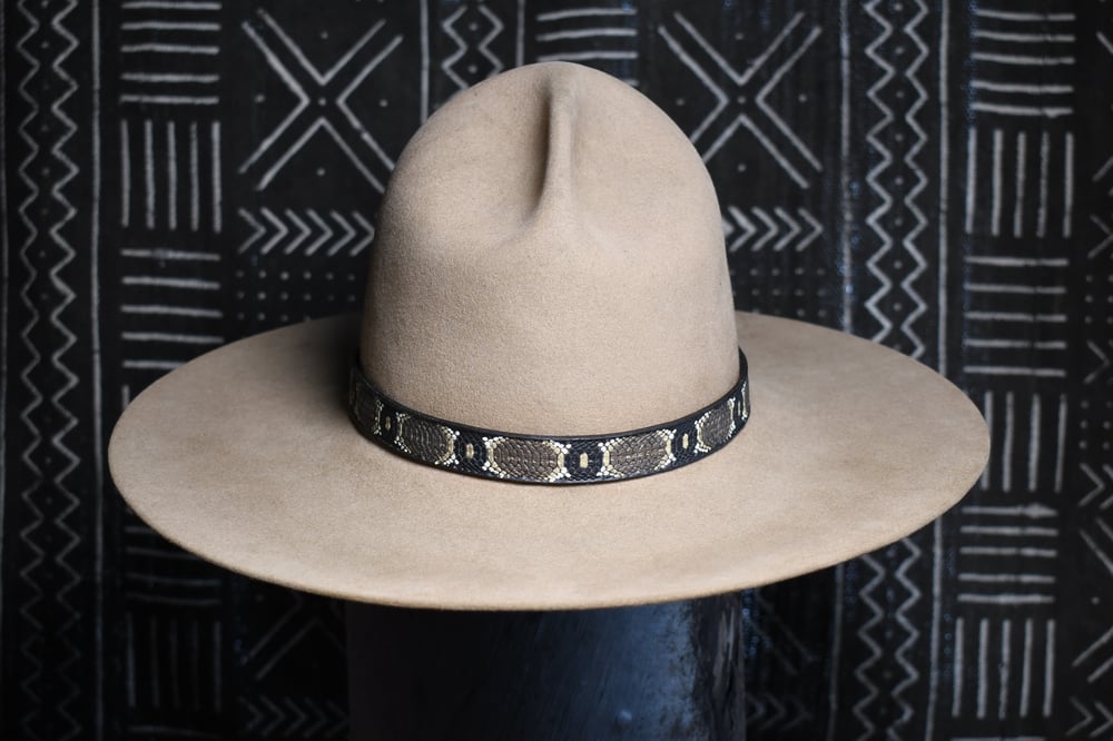Image of Black Rattlesnake Cosmic Serpent Hat Band