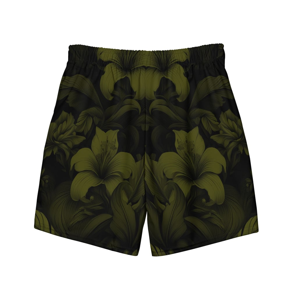 All-Over Print Recycled Swim Trunks