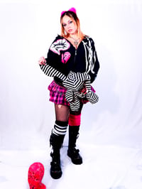 Image 1 of Juicy Goth Bow Hoodie 