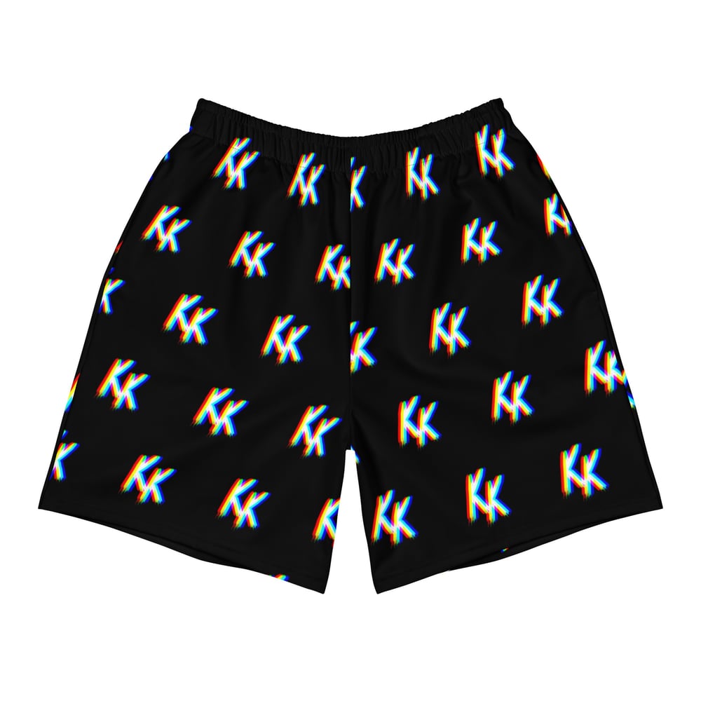 Image of Womens Glitch Athletic Shorts 