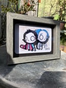 Image 1 of “Doc and Marty” shadow box