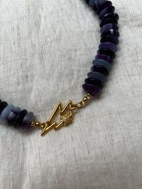 Image 2 of Purple Lightning Necklace 