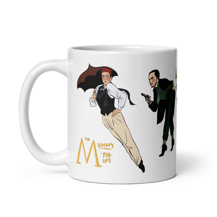 Image of The Mummy '99 Pin-ups Mug #3 ~ Collect 'Em All