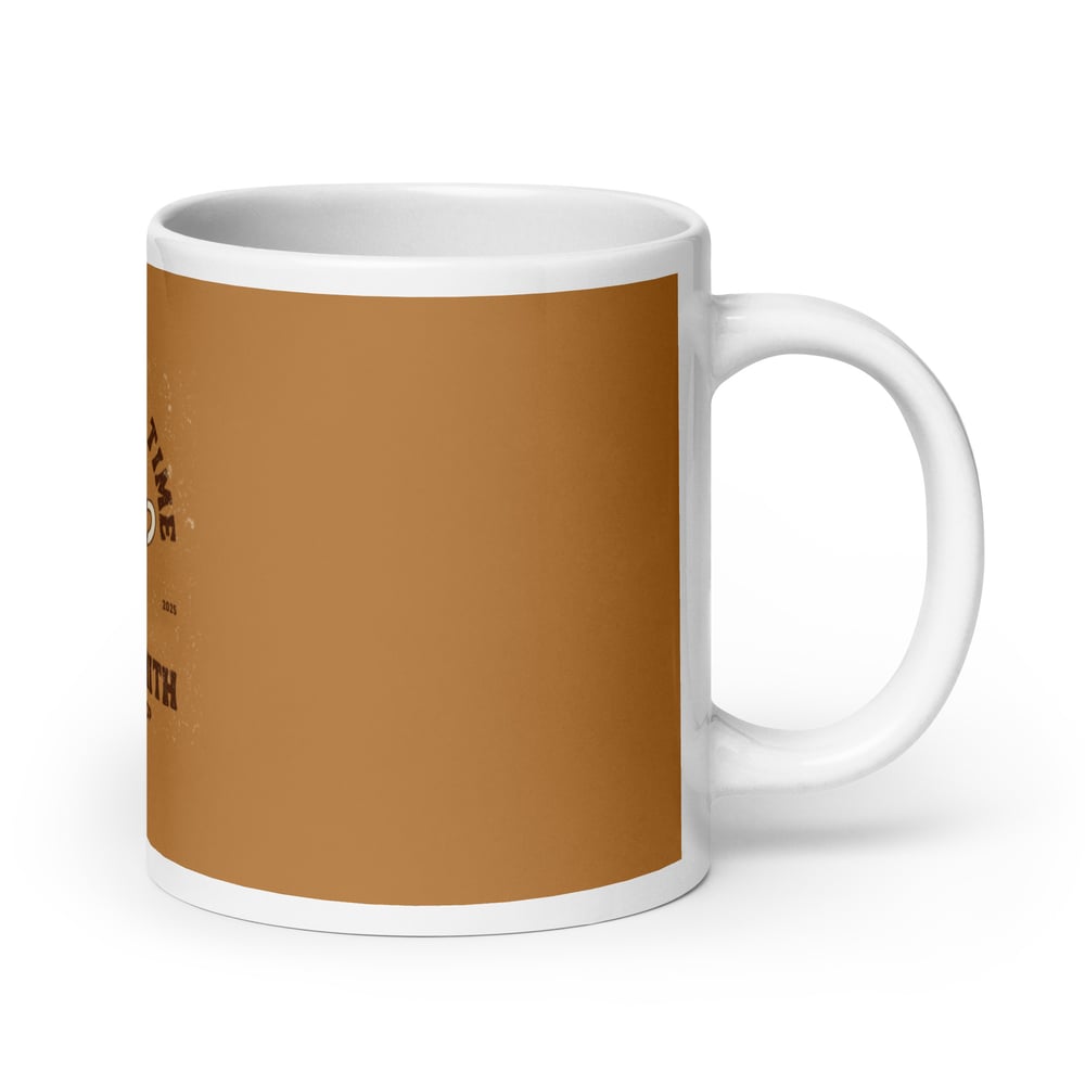 ZEN EXP - “It’s Coffee Time” White glossy mug