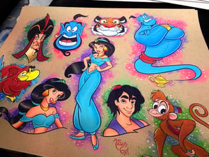 Image of Entire Disney Inspired Flash 40 Sheets 11x14” 