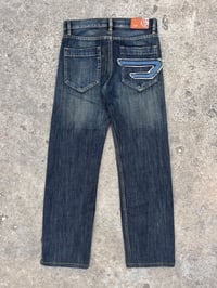 Image 4 of Diesel Dark Wash Denim with Big Logo - Size 28
