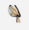 WHITE & GOLD WAIST BALLBAG