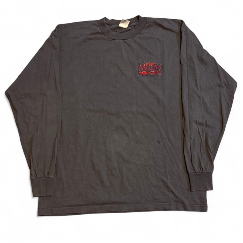 Image of 1990s Disney Mulan Embroidered Promo Long Sleeve Tee (XL)