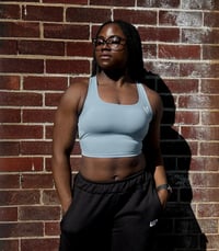 Image 6 of UPerform Elevate Cross Back Bra- Blue