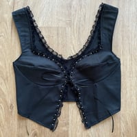 Image 1 of Black “Juliet” Top