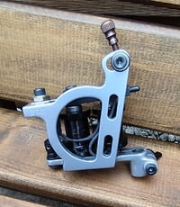 Image 1 of shader / packer grey- silver powder coated